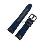 SEIKO Ремешок для часов, текстиль/кожа телёнка, 24 мм, дина 210 мм