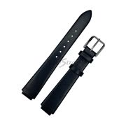 RADO Ремешок для часов Centrix S, чёрный, кожа телёнка, с вырезом, стальная пряжка
