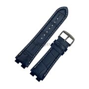 ORIENT Ремешок для часов CVFAA003D0, синий, кимитация аллигатора
