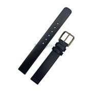 RADO Ремешок для часов eSenza 'New' S, Integral 'New' S, чёрный, кожа телёнка, 12/12, жёлтая пряжка