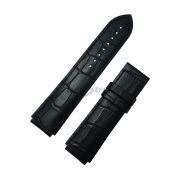 EDOX Ремешок для часов 10105, 10107, черный, имитация крокодила