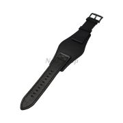 FOSSIL Ремешок для часов FS4617, черный, кожа теленка, 24/22