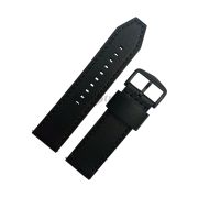 FOSSIL Ремешок для часов JR1354, черный, кожа теленка, 24/22, пряжка черная
